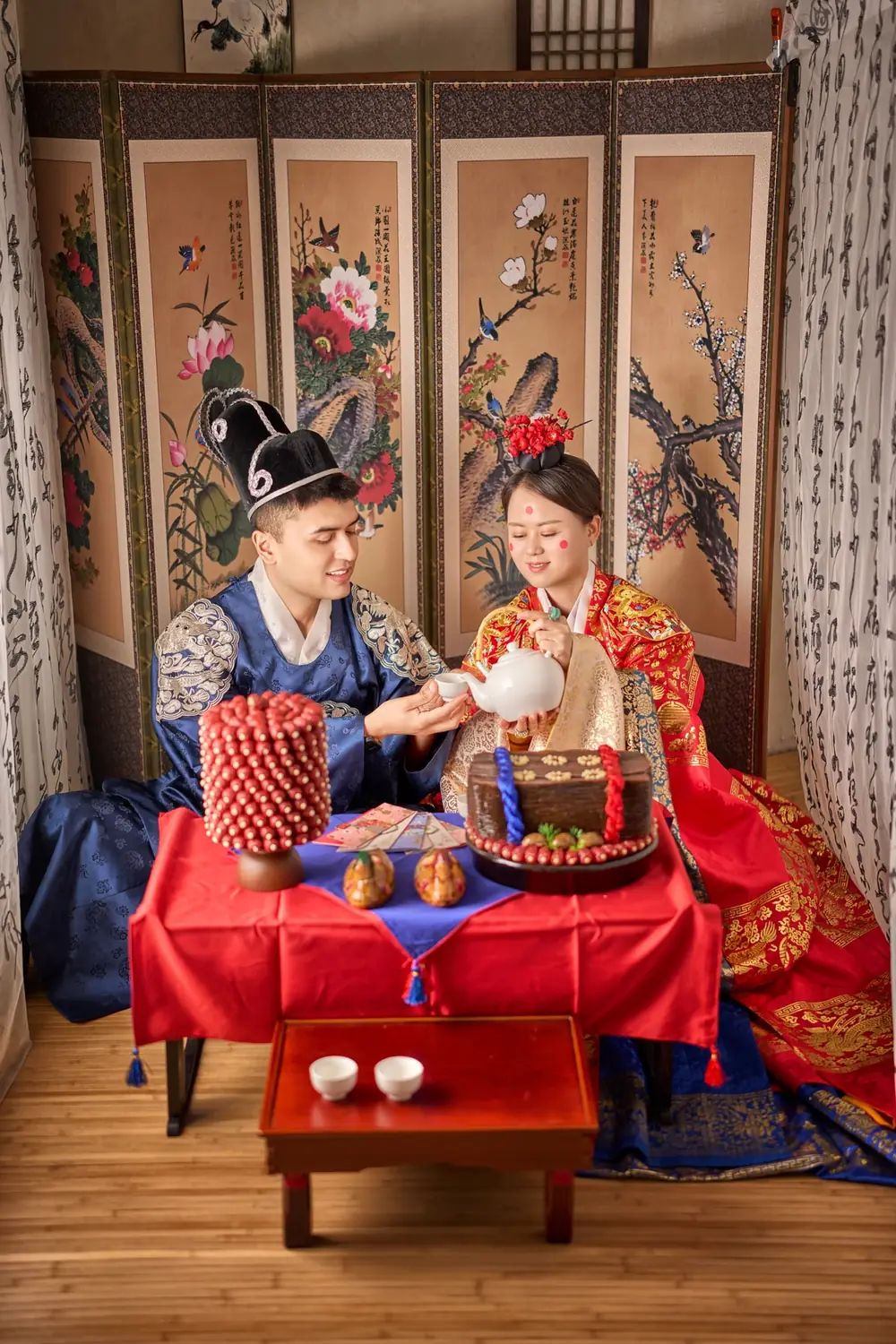 Haniya in traditional Korean clothing